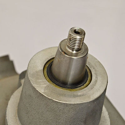 Clean grain elevator gearbox view 1