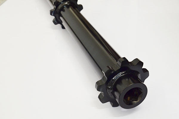 Roller supports for cast gearbox